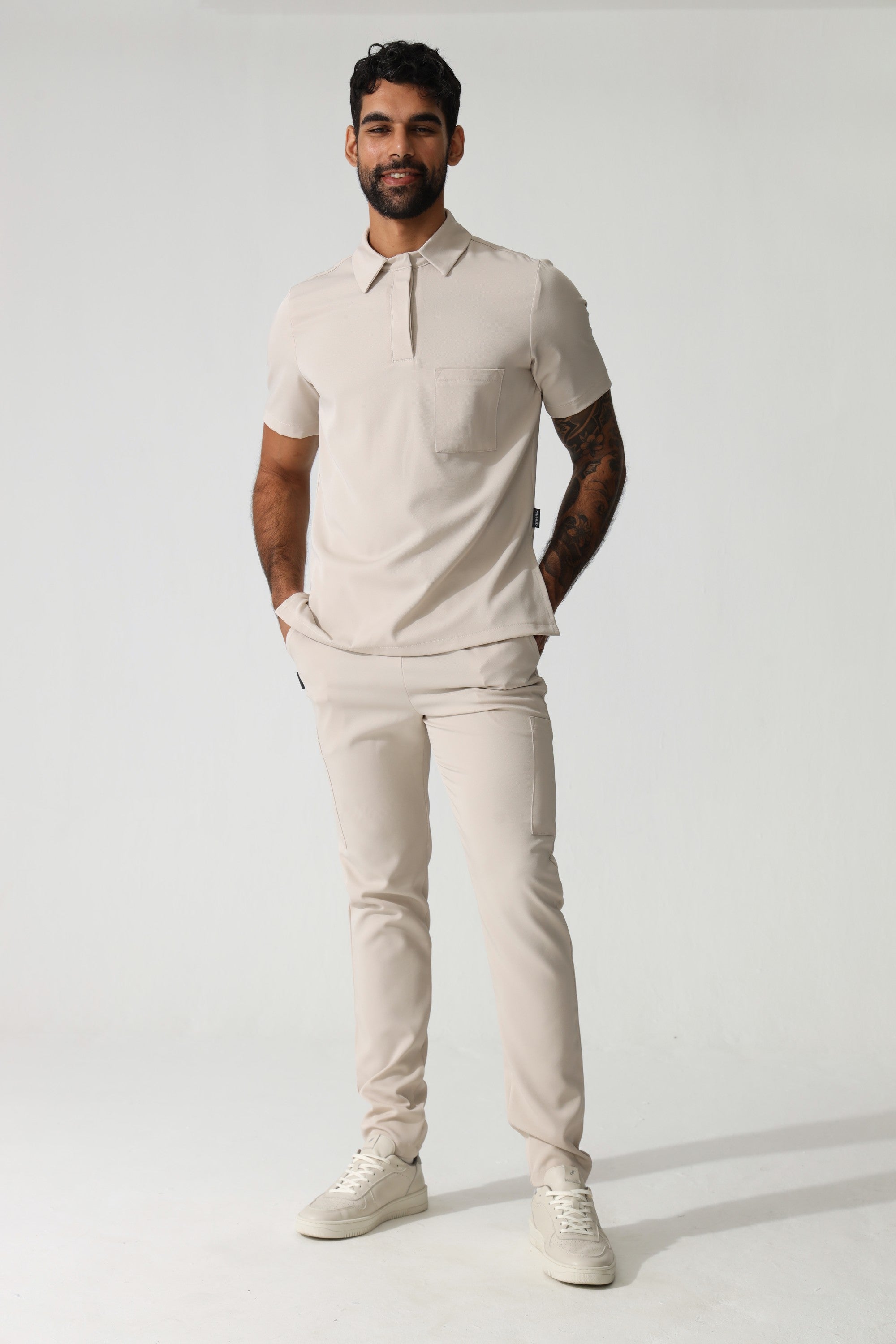 NEW MENS PRO-COLLARED TOP - Greens Medi Scrubs South Africa - Premium Medical Uniforms & Apparel - Delivery Across SA 