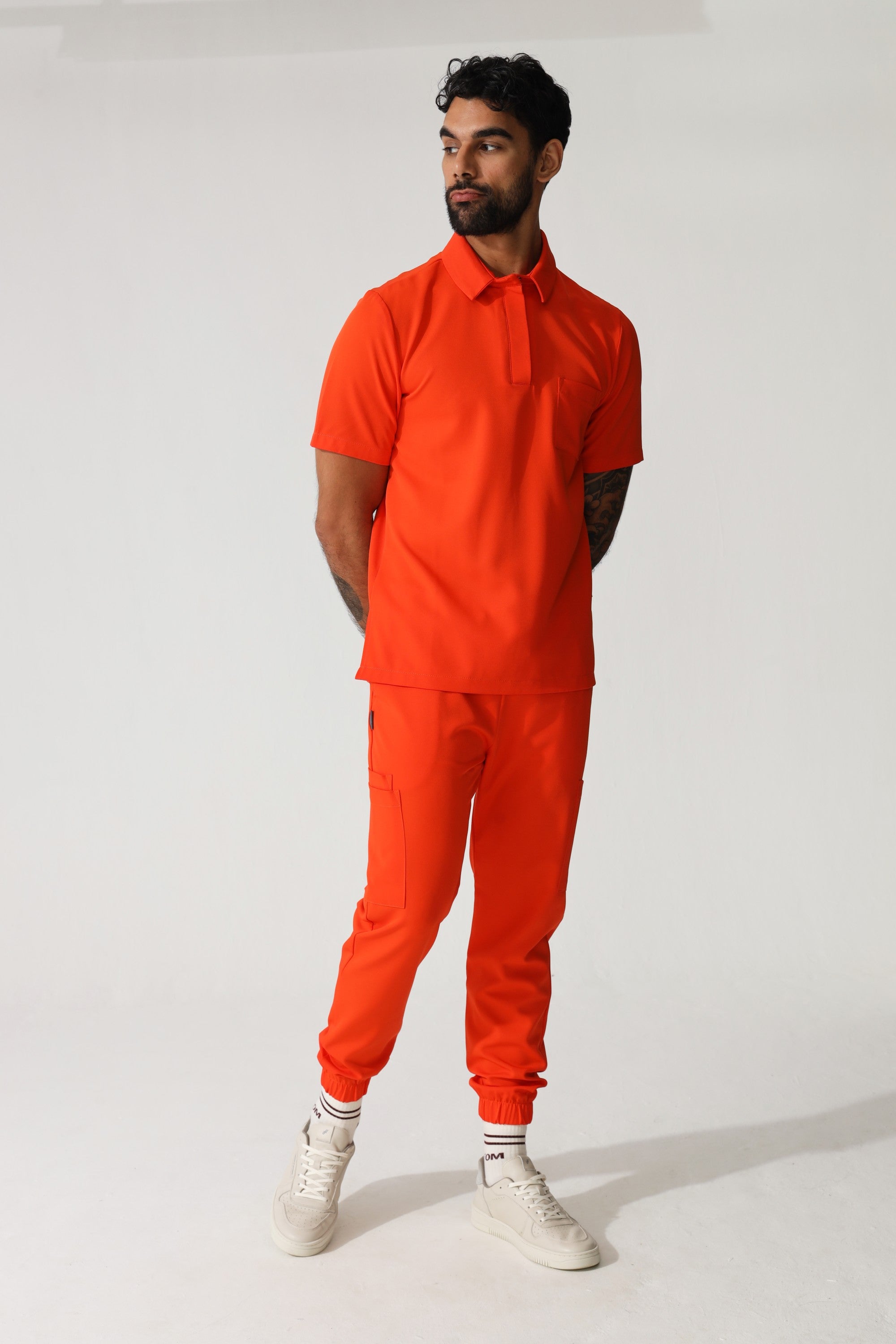 NEW MENS PRO-COLLARED TOP - Greens Medi Scrubs South Africa - Premium Medical Uniforms & Apparel - Delivery Across SA 