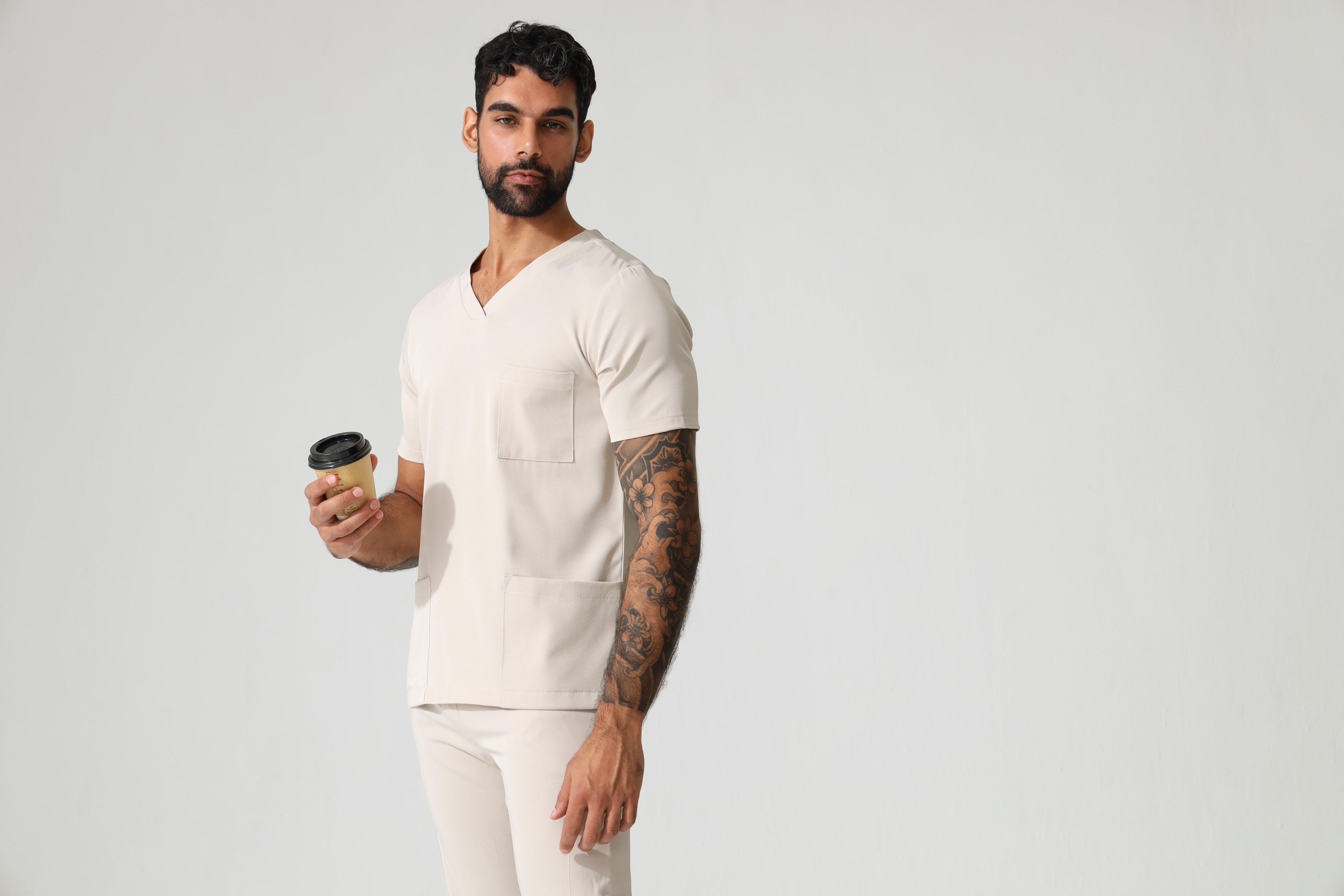 THE MENS V-NECK TOP - Greens Medi Scrubs South Africa - Premium Medical Uniforms & Apparel - Delivery Across SA 