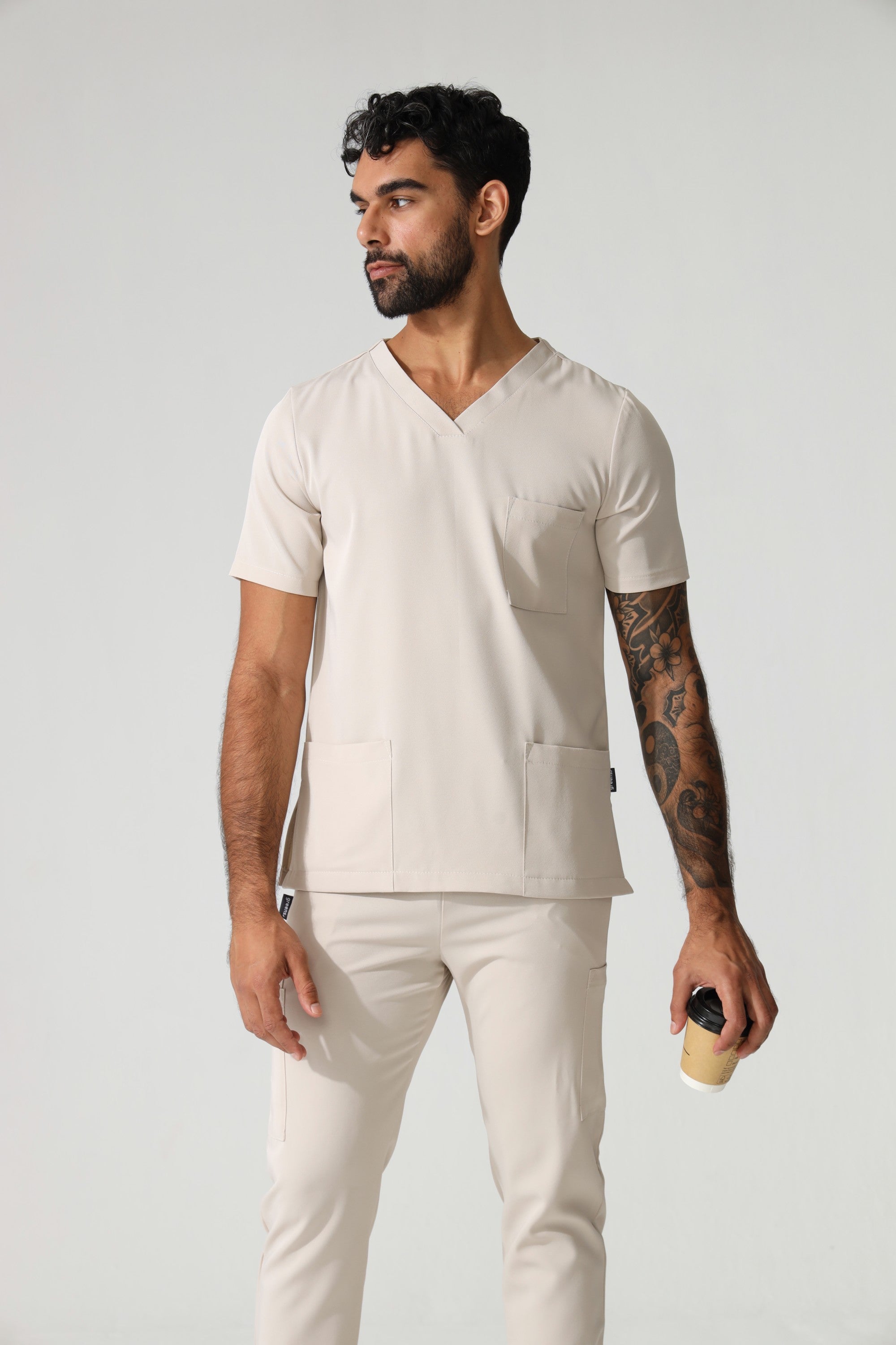 THE MENS V-NECK TOP - Greens Medi Scrubs South Africa - Premium Medical Uniforms & Apparel - Delivery Across SA 