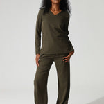 THE LADIES V-NECK LONGSLEEVE TOP - Greens Medi Scrubs South Africa - Premium Medical Uniforms & Apparel - Delivery Across SA 