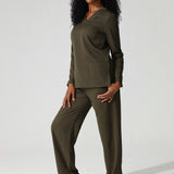 THE LADIES V-NECK LONGSLEEVE TOP - Greens Medi Scrubs South Africa - Premium Medical Uniforms & Apparel - Delivery Across SA 