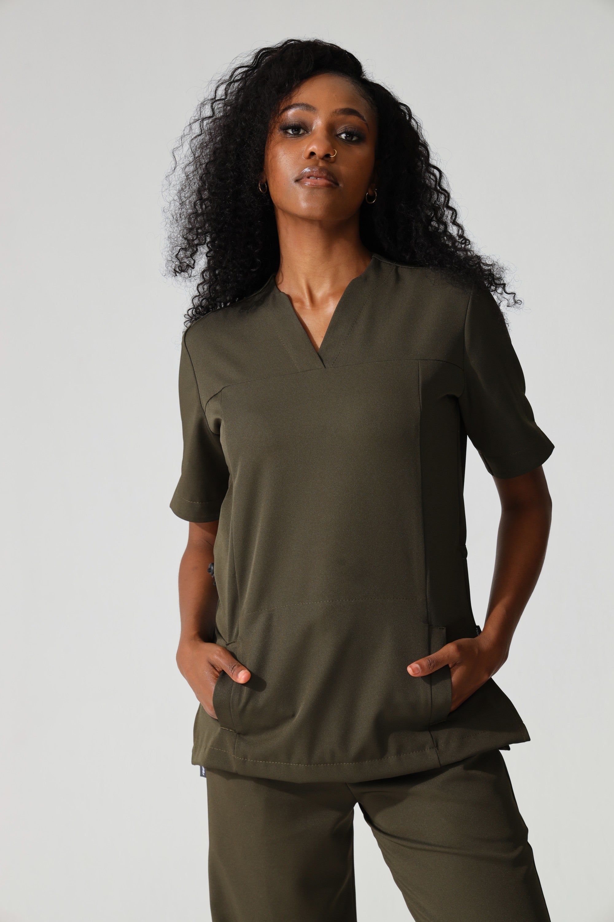 NEW LADIES ROO TOP - Greens Medi Scrubs South Africa - Premium Medical Uniforms & Apparel - Delivery Across SA 
