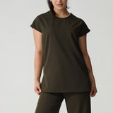NEW LADIES ROUND PETAL TOP - Greens Medi Scrubs South Africa - Premium Medical Uniforms & Apparel - Delivery Across SA 