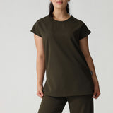 NEW LADIES ROUND PETAL TOP - Greens Medi Scrubs South Africa - Premium Medical Uniforms & Apparel - Delivery Across SA 