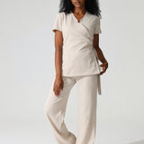 NEW LADIES WRAP TOP - Greens Medi Scrubs South Africa - Premium Medical Uniforms & Apparel - Delivery Across SA 