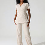 NEW LADIES WRAP TOP - Greens Medi Scrubs South Africa - Premium Medical Uniforms & Apparel - Delivery Across SA 