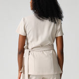 NEW LADIES WRAP TOP - Greens Medi Scrubs South Africa - Premium Medical Uniforms & Apparel - Delivery Across SA 
