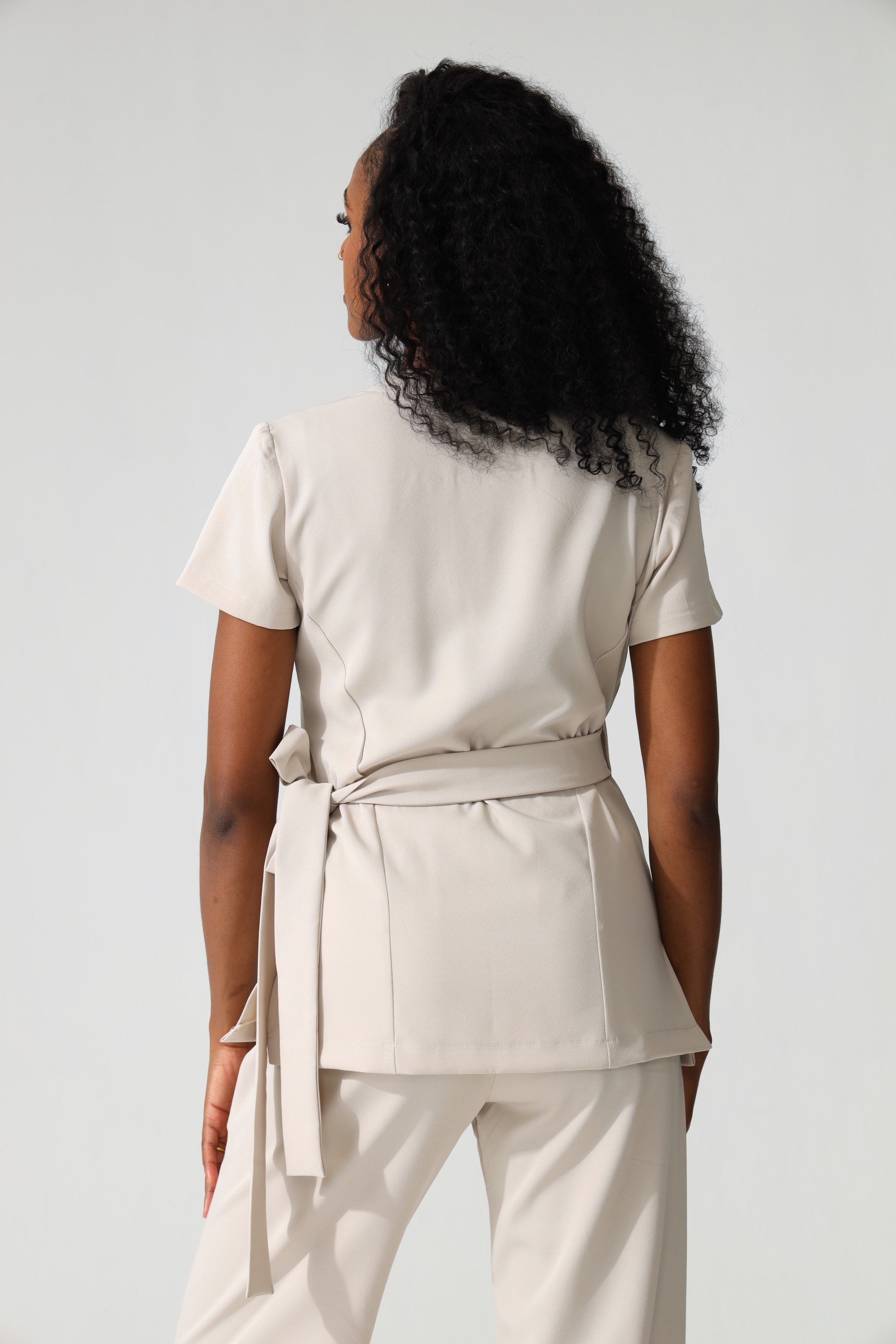 NEW LADIES WRAP TOP - Greens Medi Scrubs South Africa - Premium Medical Uniforms & Apparel - Delivery Across SA 