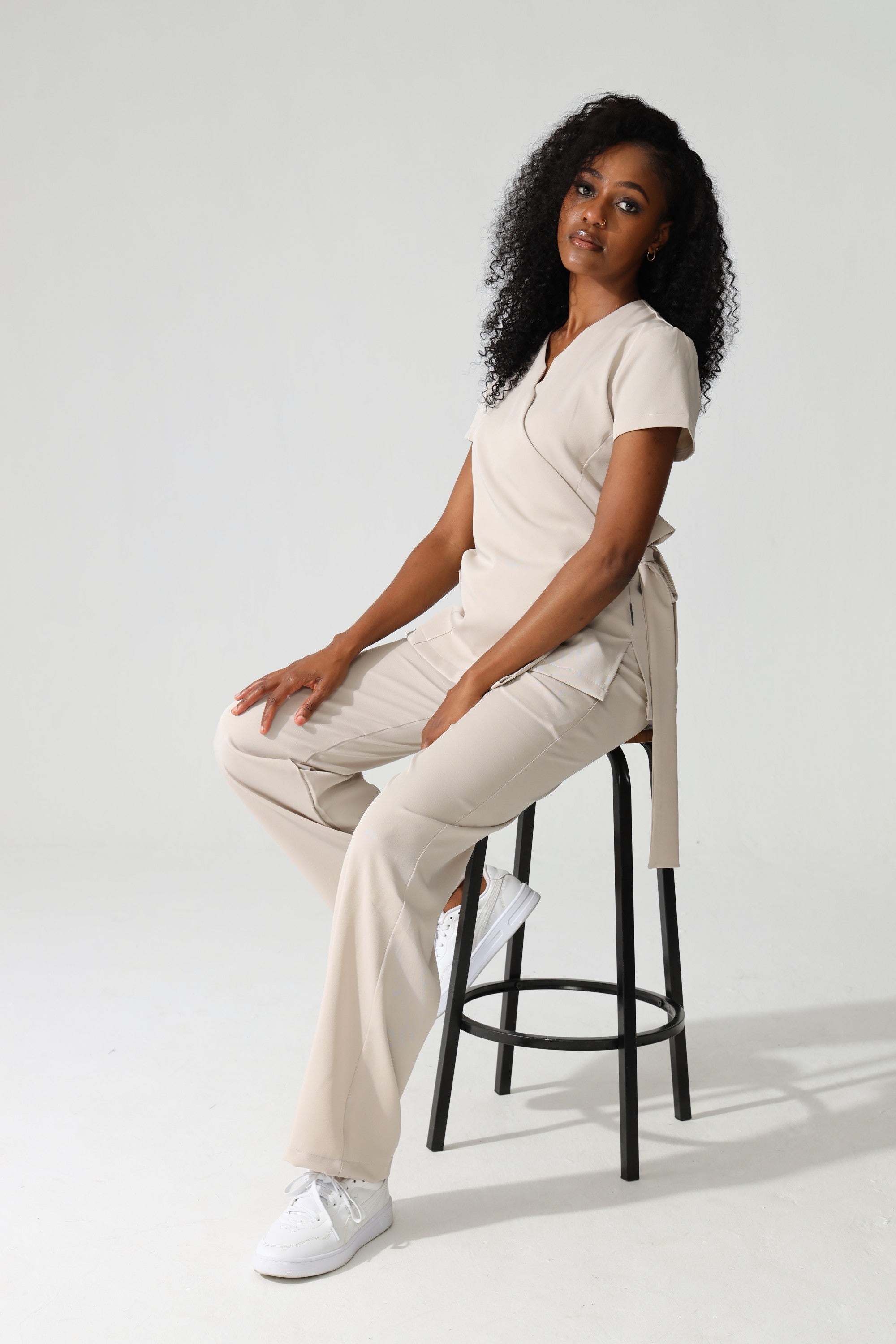 NEW LADIES WRAP TOP - Greens Medi Scrubs South Africa - Premium Medical Uniforms & Apparel - Delivery Across SA 