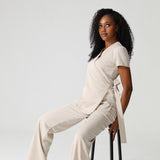 NEW LADIES WRAP TOP - Greens Medi Scrubs South Africa - Premium Medical Uniforms & Apparel - Delivery Across SA 