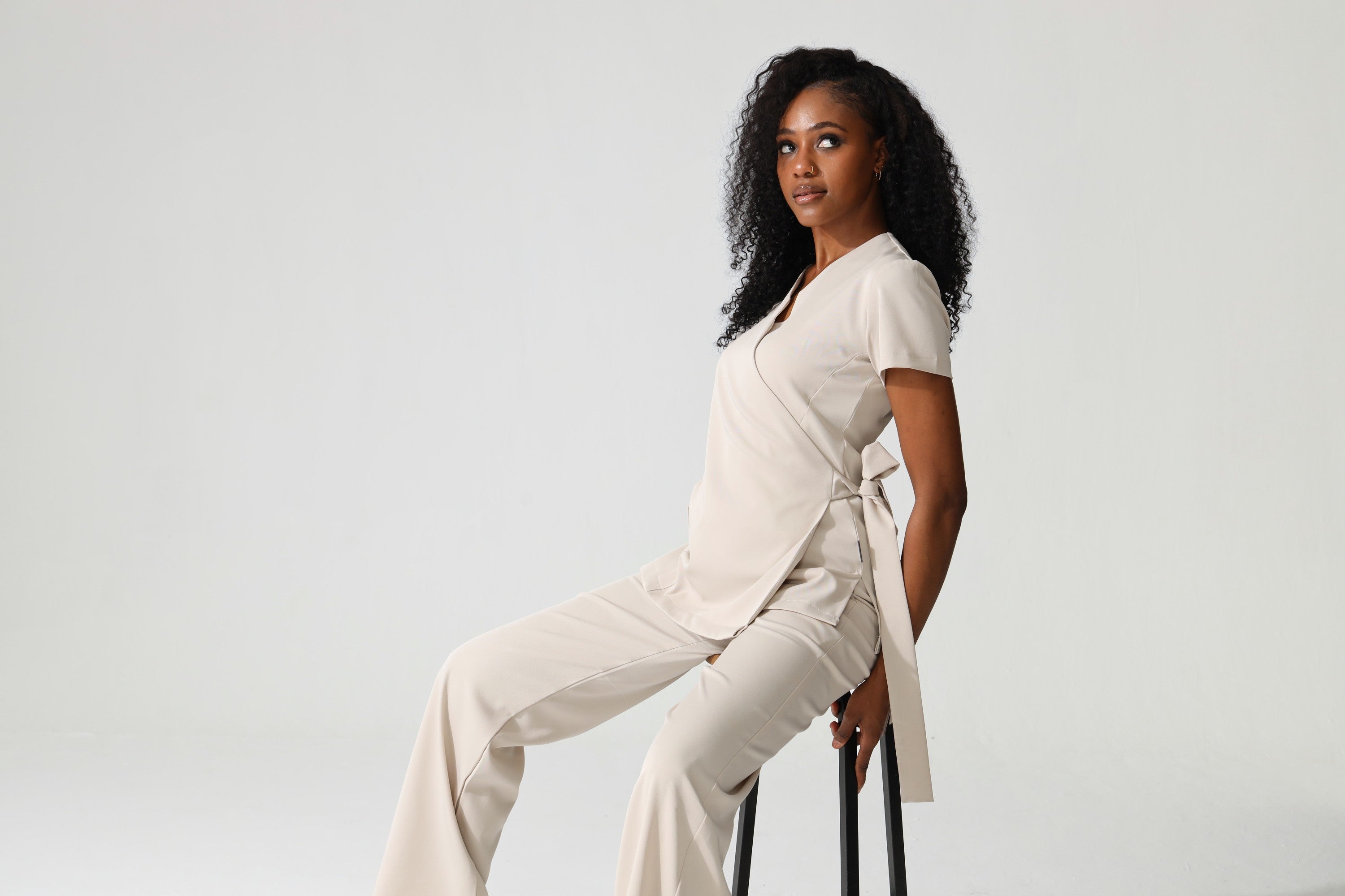 NEW LADIES WRAP TOP - Greens Medi Scrubs South Africa - Premium Medical Uniforms & Apparel - Delivery Across SA 