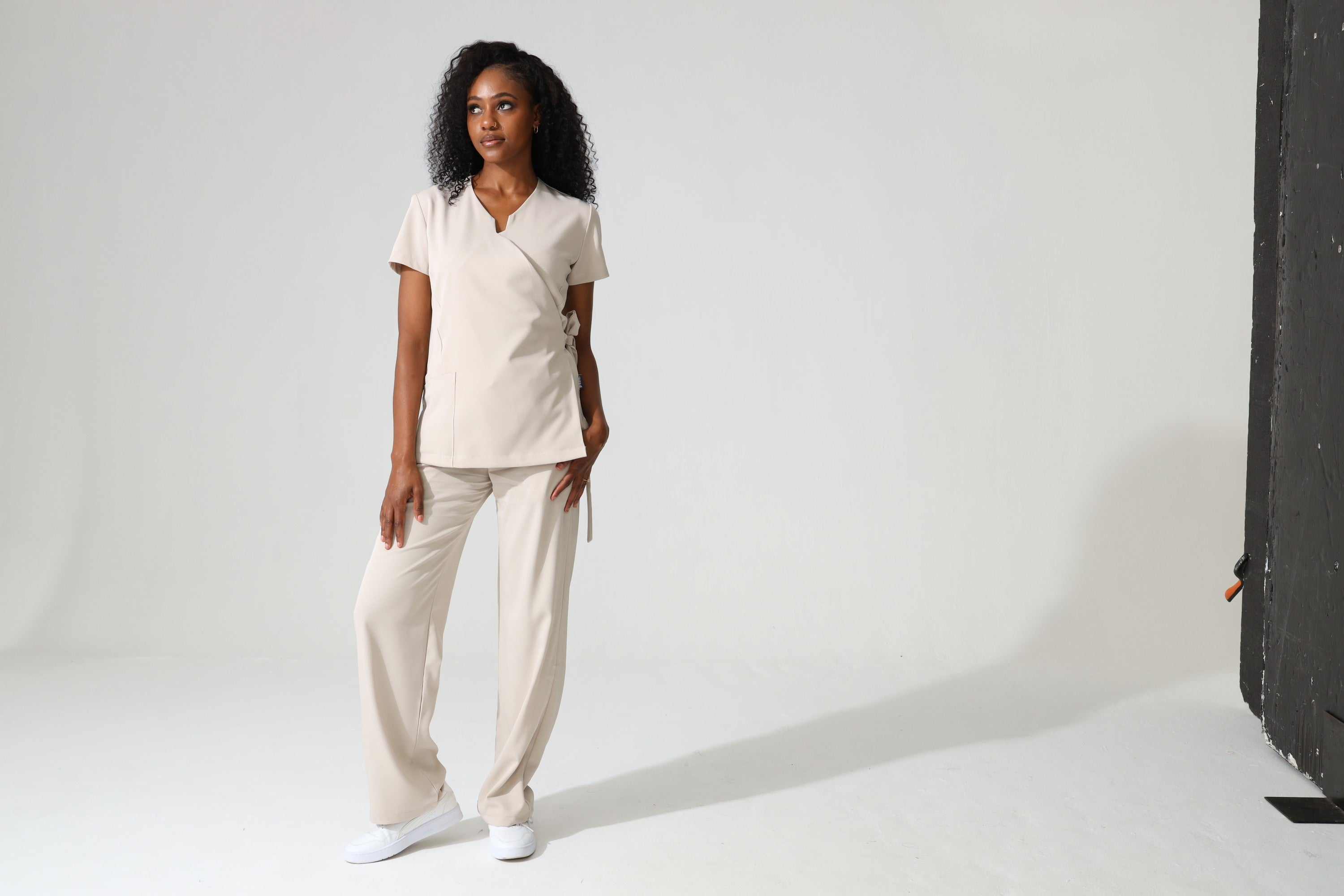 NEW LADIES WRAP TOP - Greens Medi Scrubs South Africa - Premium Medical Uniforms & Apparel - Delivery Across SA 