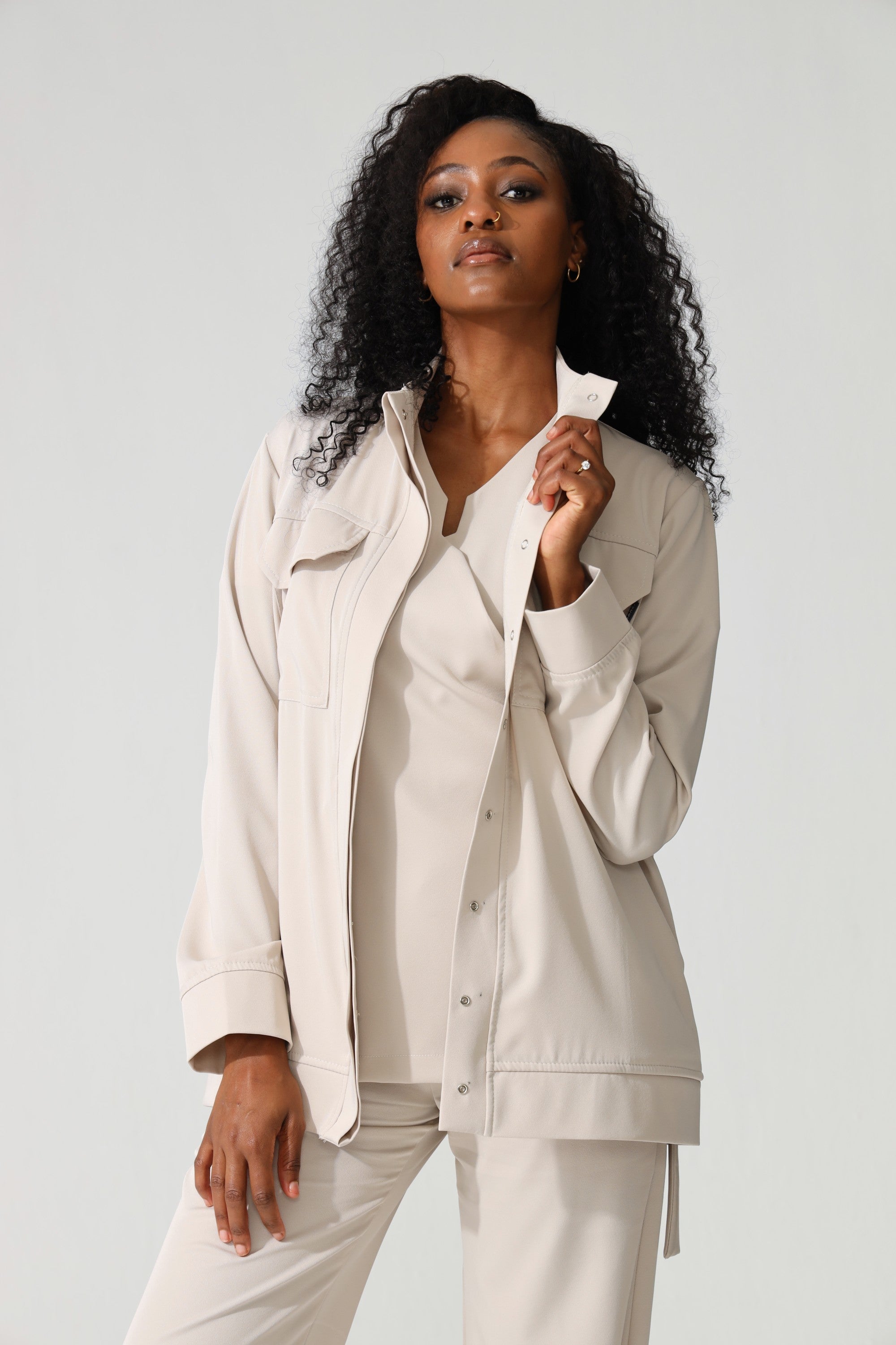 NEW LADIES WRAP TOP - Greens Medi Scrubs South Africa - Premium Medical Uniforms & Apparel - Delivery Across SA 
