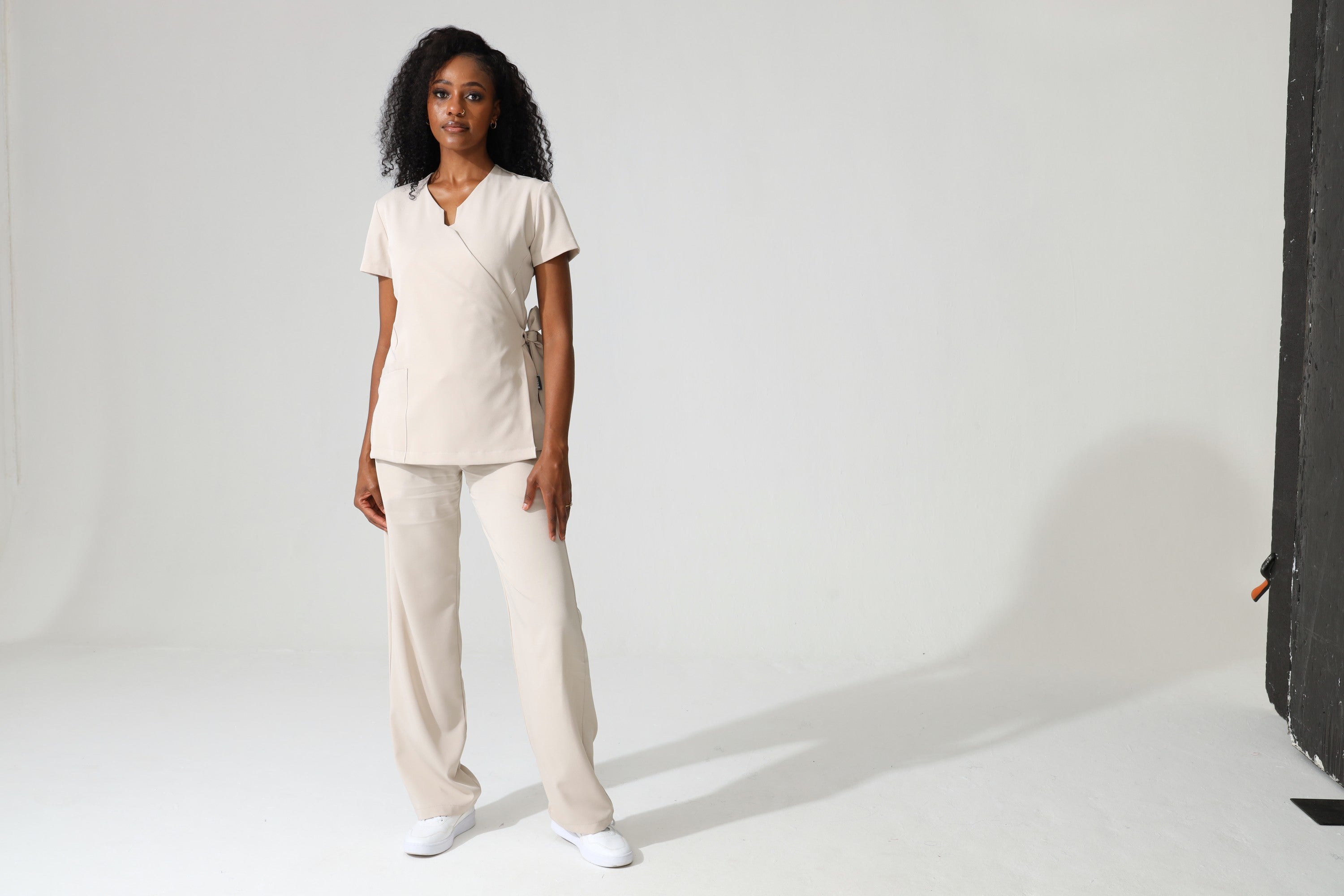 NEW LADIES WRAP TOP - Greens Medi Scrubs South Africa - Premium Medical Uniforms & Apparel - Delivery Across SA 