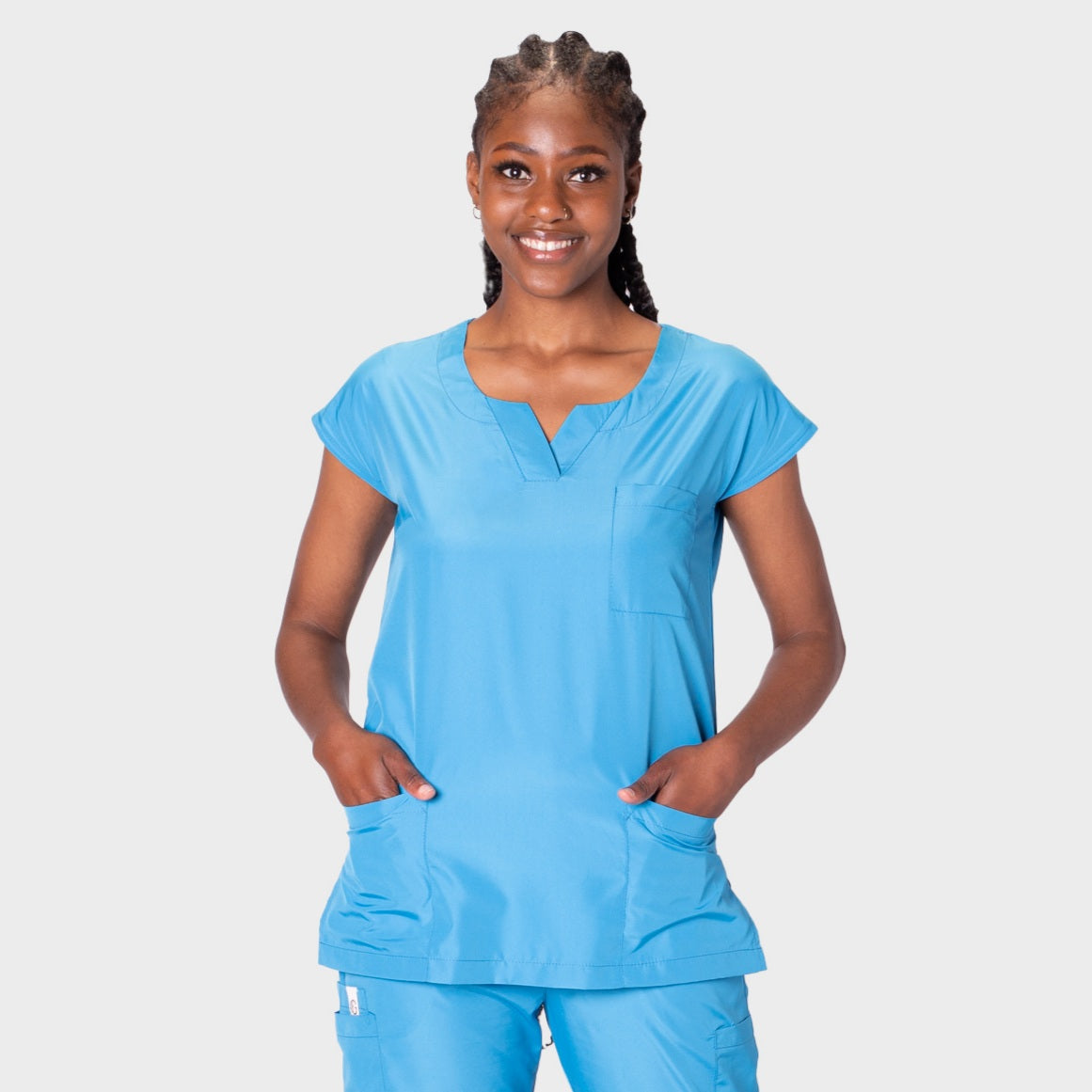 LADIES ACTIVE AR NALEDI TOP - Greens Medi Scrubs South Africa - Premium Medical Uniforms & Apparel - Delivery Across SA 