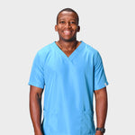 MENS ACTIVE AR V-NECK TOP - Greens Medi Scrubs South Africa - Premium Medical Uniforms & Apparel - Delivery Across SA 