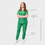 LADIES ACTIVE AR PANTS - Greens Medi Scrubs South Africa - Premium Medical Uniforms & Apparel - Delivery Across SA 
