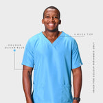 LADIES ACTIVE AR V-NECK TOP - Greens Medi Scrubs South Africa - Premium Medical Uniforms & Apparel - Delivery Across SA 