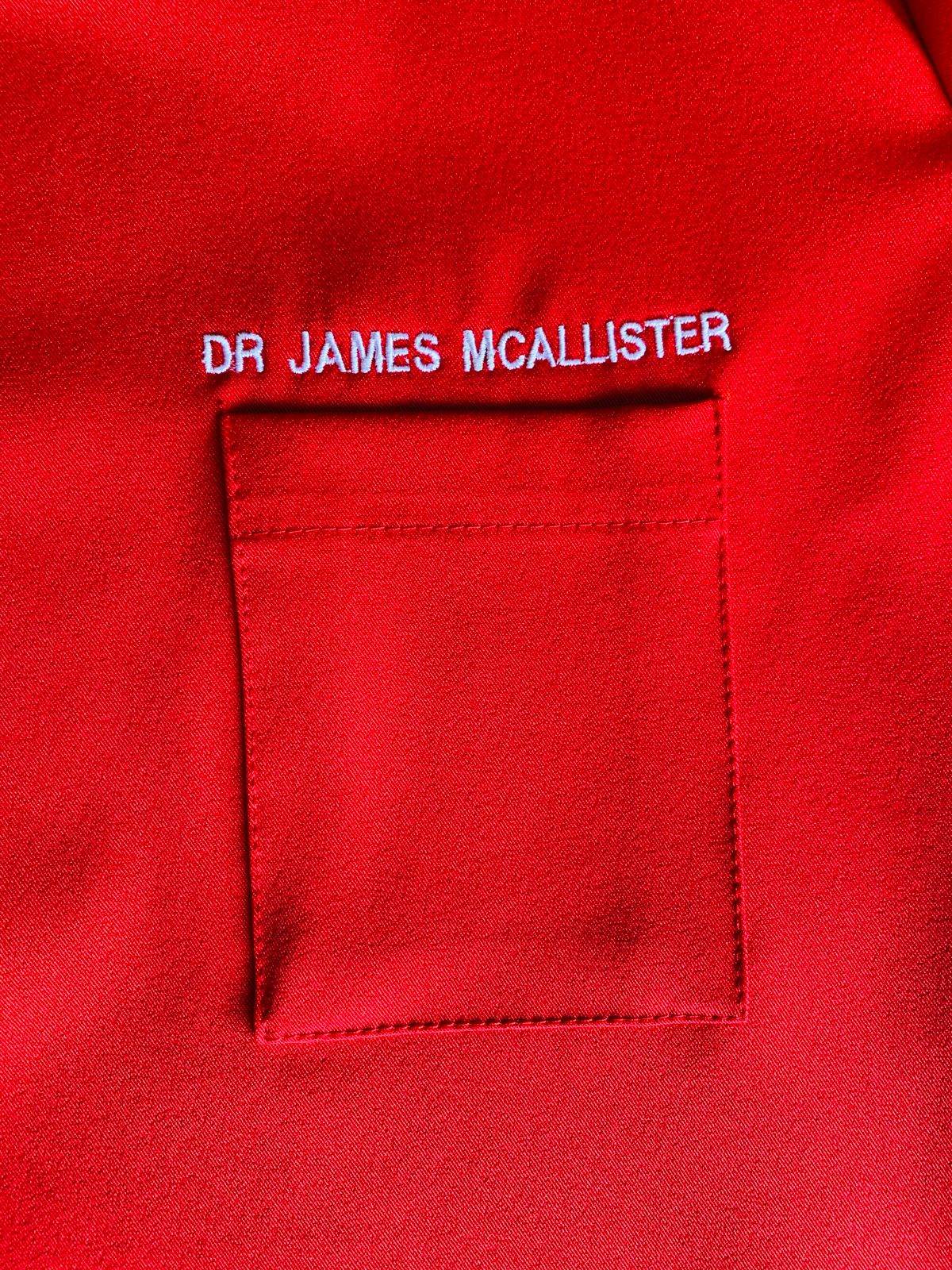 NAME AND POSITION EMBROIDERY - Greens Medi Scrubs South Africa - Premium Medical Uniforms & Apparel - Delivery Across SA 